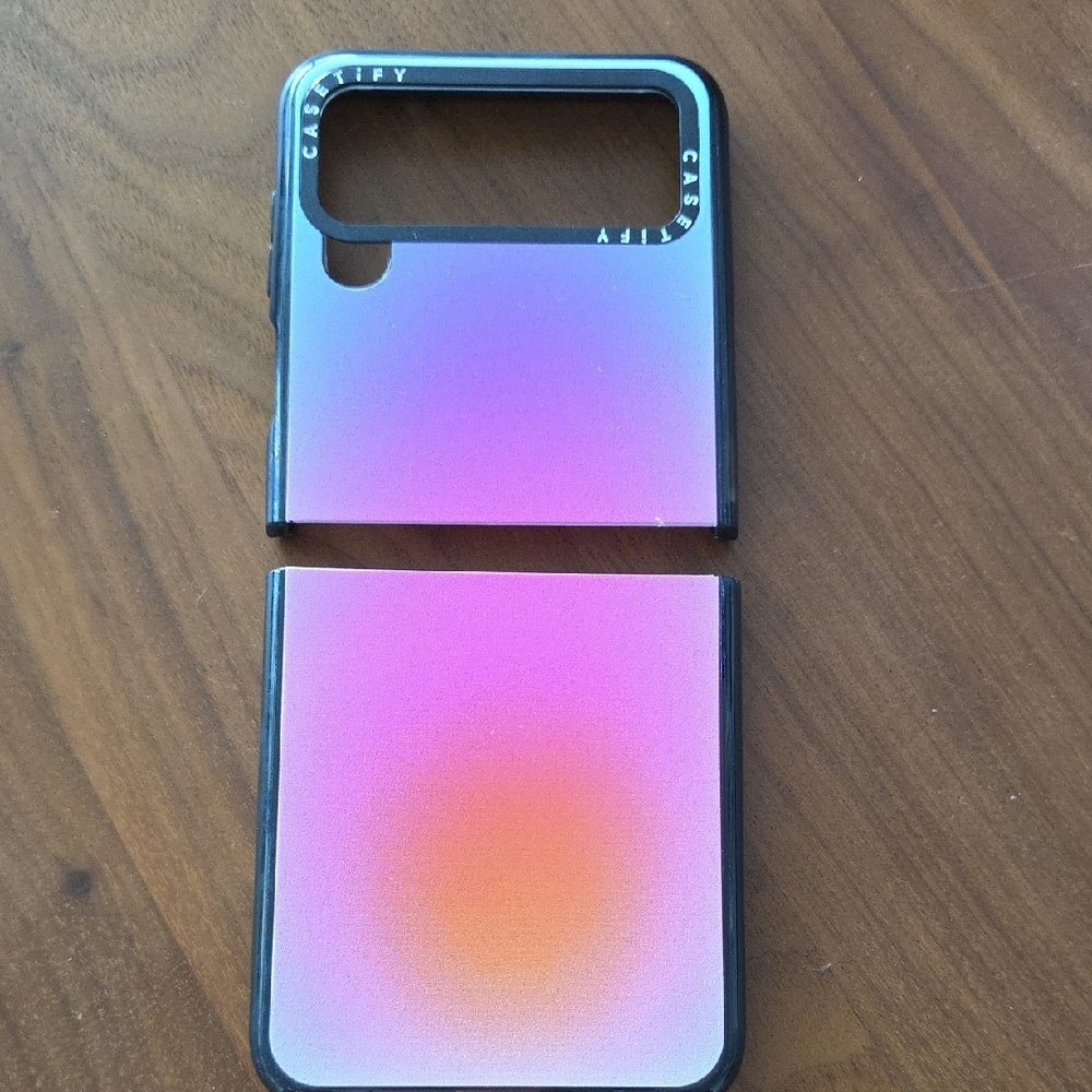 Casetify Pink and Orange Case for Cell Phones